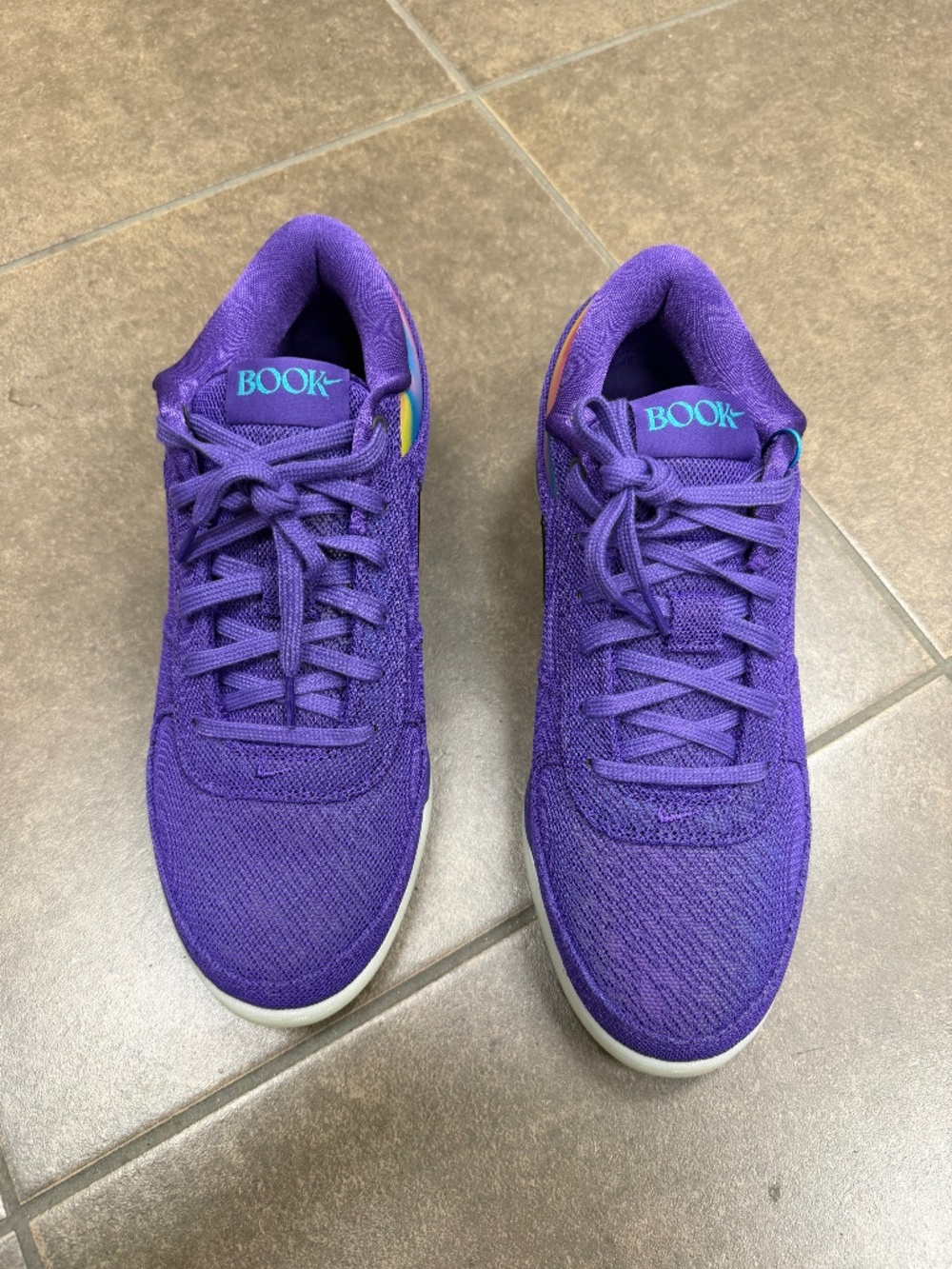 Nike Book 1 Desert Aurora IM7609-500 Wild Grape Devin Booker Mens Size 12.5 NEW